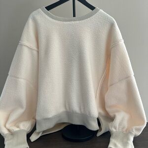 We The Free Cream Textured Sweater